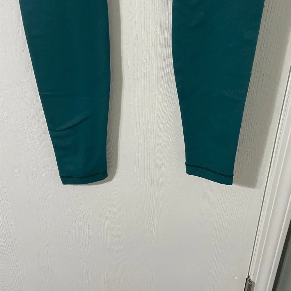 Lululemon Women's Wunder Under Tight 28” Teal Green Leggings Size 4